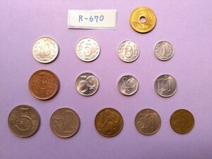 外国コイン　チェコスロバキア　チェコ　(Rー６７０)　おまとめ　１３枚