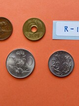 外国コイン　南アフリカ　(Rー１２８)　１ランド硬貨　５０セント硬貨　他おまとめ　７枚_画像8