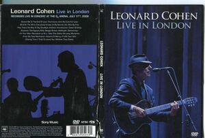 #5928 中古DVD LEONARD COHEN LIVE IN LONDON レナード・コーエン デジパック仕様 ※デジパックに破れ有