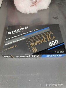 FUJIFILM L-500 SHG-F SUPER HG500 ベータビデオカセットテープ 富士写真フイルム/Beta