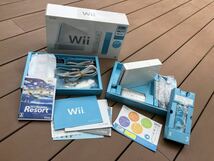 【ほぼ使用感無しの美品】Nintendo Wii 本体WiiSportsResort同梱版 シロ ニンテンドー 任天堂　バランスWiiボード 通電確認のみ_画像2