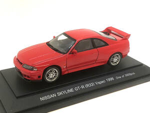 エブロ 1/43 スカイライン GT-R R33 Vspec 1996 (レッド)