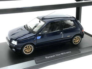  Norev 1/18 Renault Clio ui rear mz2.0 16V phase 1 1993 ( dark blue )