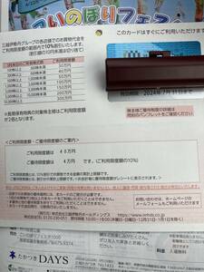 簡易書留無料　三越伊勢丹株主優待カード　利用限度額40万円