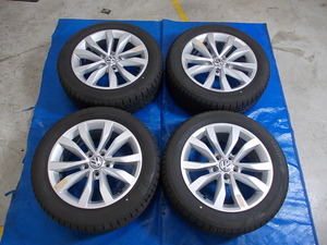 ★中古★■DBA-16CBZ★フォルクスワーゲン ビートル■215/55Ｒ17　94V■タイヤ、純正アルミホイール4本set