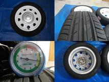 ★中古★ラパン・ショコラ■アルト・ラパン■HE22S■155/65Ｒ14/75S 残溝約2.9mm～3.2mm■タイヤ、純正アルミホイール4本set_画像6