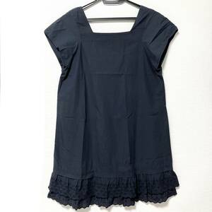  MAX&Co. Japan マックス アンド コー ジャパン トップス DRESS ドレス チュニック ワンピース レース ネイビー 紺 73136 