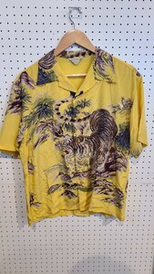 CRAWLER'S/ アロハシャツ/hawaian shirts/ 半袖シャツ/虎/竹/L