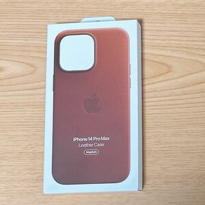 新品未開封 iPhone14 promax レザーケース アンバー