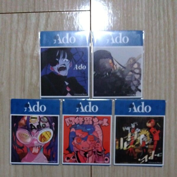 非売品 ADO ジャケット写真ステッカー 5枚セット