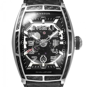クストス チャレンジ ジェットライナー カーボン 世界100本限定 Ref.CVT-JET-CARBON ST 中古品 メンズ 腕時計