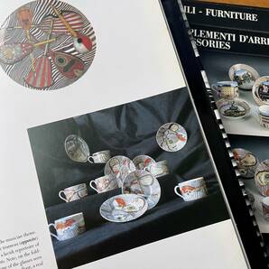 FORNASETTI オリジナル ティーカップ&ソーサー ２客セット Musical instruments ３・４ フォルナセッティの画像10