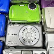 1円 ジャンク コンパクトデジタルカメラ 28台まとめて 部品取り 動作未確認 Panasonic LUMIX / Nikon coolpix / SONY Cyber-shot / CASIO他_画像10