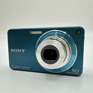 美品 動作品 SONY ソニー Cyber-shot DSC-W350 サイバーショット コンパクトデジタルカメラ ブルー バッテリーあり 充電器なし 中古品
