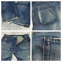 W36 LVC 44501-0086 ミッドリップユーズド ハトメ 大戦モデル S501XX 日本製 ビンテージ 復刻 LEVI’S VINTAGE CLOTHING_画像3