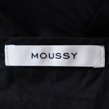 マウジー MOUSSY 優雅なデザイン コットン スーパーロング キャミソールワンピース ブラック 綿 レディース マキシ丈 フレア FREE_画像5