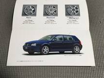 フォルクスワーゲン ゴルフ/ゴルフワゴン 純正ホイール カタログ 2001年 VW Golf/Wagon_画像3