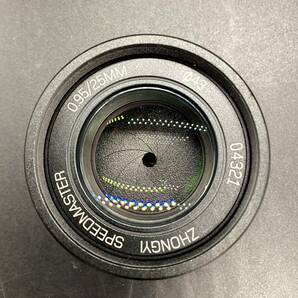 9282■ SPEEDMASTER/スピードマスター 25mm F0.95 ブラック 中古 マイクロフォーサーズ用 マニュアルフォーカス レンズ 中一光学 の画像6