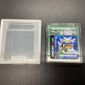 1240■GAME BOY COLOR ドラゴンクエストⅢ ドラクエ3 ゲームボーイ カラー専用 箱付き 動作未確認品の画像2