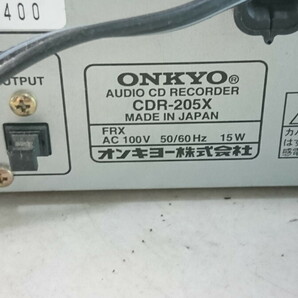 a4-069 ■ONKYO オンキョー CDR-205X CDレコーダー オーディオ機器の画像8