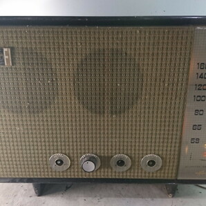 a4-142 ■真空管ラジオ ジャンク Columbia HIGH FIDELITY コロンビア ラジオ 昭和 レトロ アンティークの画像1