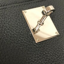 エルメス HERMES ジプシエール34 □O刻 ブラック シルバー金具 トリヨンクレマンス ショルダーバッグ レディース 中古_画像6