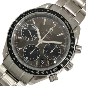 Omega Omega Speedmaster Date Chronograph 323.30.40.40.06.001 Серые часы из нержавеющей стали.