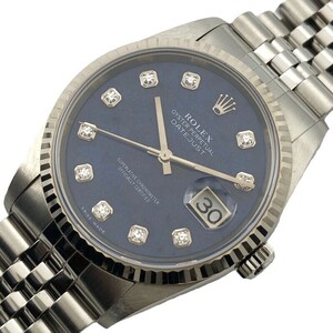 ロレックス ROLEX デイトジャスト ソーダライト 16234G WG/SS 腕時計 メンズ 中古