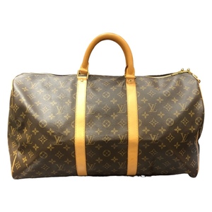 ルイ・ヴィトン LOUIS VUITTON キーポル・バンドリエール50 M41418 モノグラムキャンバス ボストンバッグ メンズ 中古