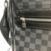 ルイ・ヴィトン LOUIS VUITTON ダニエルMM N58033 ブラック ダミエ・グラフィット ショルダーバッグ メンズ 中古_画像6