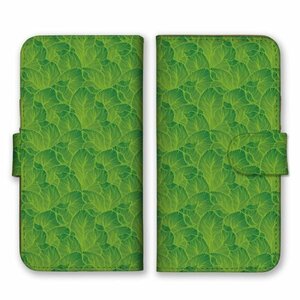 Несколько модели, совместимая с ноутбуком, тип смартфона, покрытие чехла для смартфона iPhone15 Aquos Galaxy Xperia Leaf Green Print