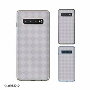 Galaxy S10 ( SC-03L / SCV41) ギャラクシー スマホ ケース ハード カバー ダイヤ グレー 灰色