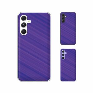 Galaxy A54 5G ( SC-53D / SCG21 ) スマホ ケース ハード カバー 紫 パープル シンプル スタイリッシュ