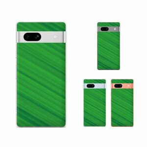 Google Pixel 7a ピクセル7a pixel7a スマホ ケース ハード カバー 緑 グリーン シンプル スタイリッシュ