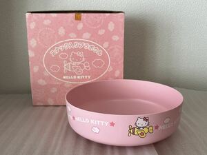  Hello Kitty Kitty Chan pra bowl bowl plate pastry plate pink size approximately diameter 18.3cm Sanrio unused long-term keeping goods 