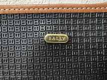 BALLY バリー コインケース キーリング オールドバリー PVC BB柄 レザー _画像10