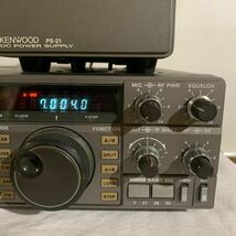 アマチュア無線機　 受信機　KENWOOD TS-670 PS-21 トランシーバー　通電確認　無線機_画像3