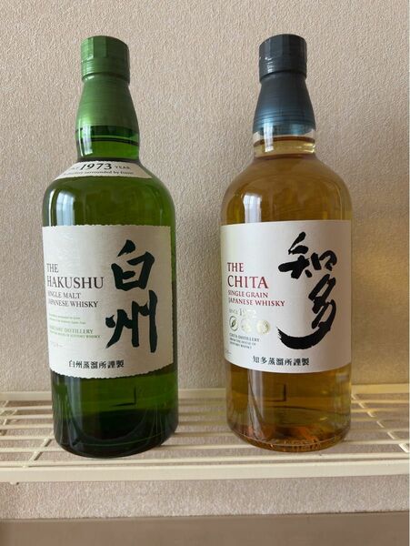 SUNTORY（サントリー） 白州NV ＆ 知多　(フルボトル２本セット) 