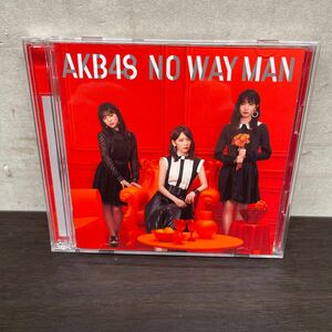 中古　CD&DVD AKB48/ NO WAY MAN CD+DVD TYPE A