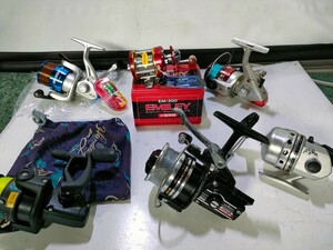 管理12(新品+中古、現状、即発送)レバーブレーキ ダイワLB500 (SPINCAST 20) 小型両軸EMILEY E-300　など