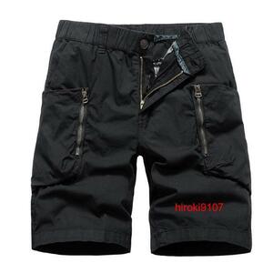 カーゴパンツ メンズ ショートパンツ ハーフパンツ ゴルフ スポーツ ワークパンツ ズボン ボトムス 7分丈 夏物 短め 短パン29-38/FR25