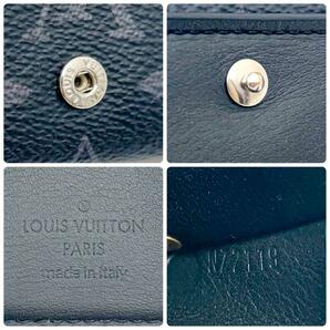 【極美品】LOUIS VUITTON ルイヴィトン モノグラム エクリプス ディスカバリー コンパクトウォレット ミニ財布の画像10