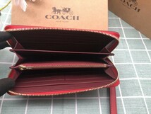 COACH コーチ 財布 長財布 プレゼント レディース 贈り物 レザー ウォレット 新品 未使用 記念日 ギフト ブランド ロゴ シグネチャー A332_画像7