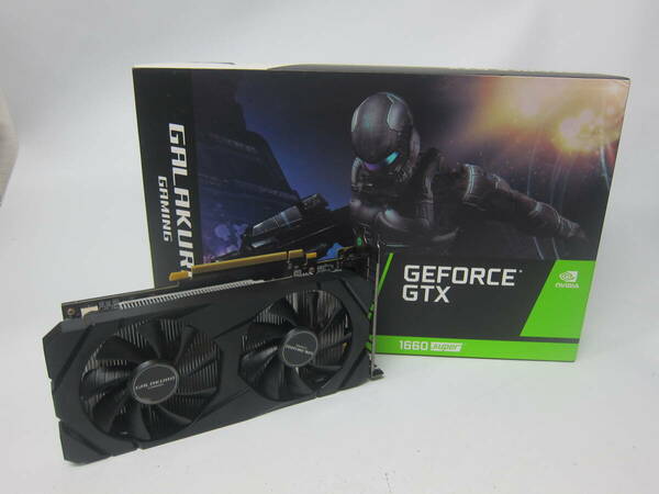 玄人志向 NVIDIA GeForce GTX 1660Super GALAKURO　動作確認済み（管理N11）