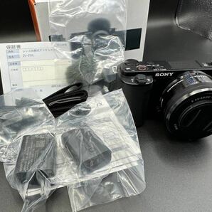 SONY ソニー VLOGCAM ZV-E10 デジタルカメラ レンズキット E3.5-5.6/PZ 16-50 OSS ブラック 中古 美品【03】の画像1