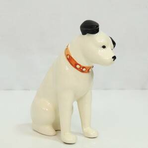 □ Victor ビクター犬 ニッパーくん 5体セット 陶器人形 置物 23㎝/21㎝/13.5㎝/7.5㎝/6.5㎝ 昭和レトロ コレクション 中古 ③の画像8