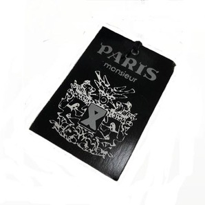 PARIS monsieur/パリス 牛革 シンプル メンズ紳士レザーベルト ブラック PS-7BK ps7BKの画像3