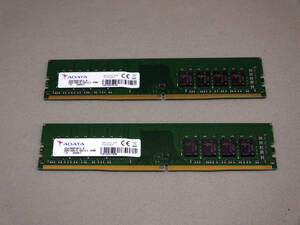 ADATA デスクトップ用メモリ　16GB2枚（計32GB)　DDR4 2666(19) 16GX16U-DIMM