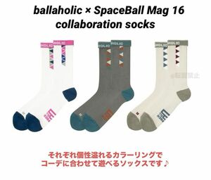 ボーラホリック ballaholic × SpaceBall Mag 16 ソックス3足セット