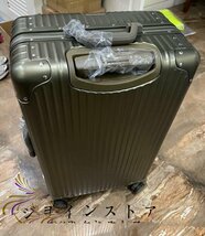 大型、アルミニウム-マグネシウム合金スーツケース、スーツケース、TSA税関コンビネーションロック、26インチ_画像1
